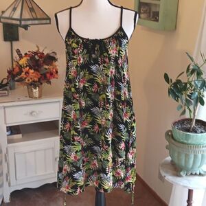 NWT Salty Lemon A-Line Sundress. Tropical, Coastal, Beachy